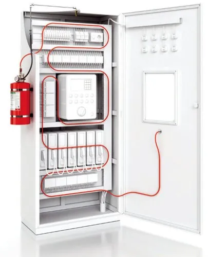 Micro environment fire suppression system